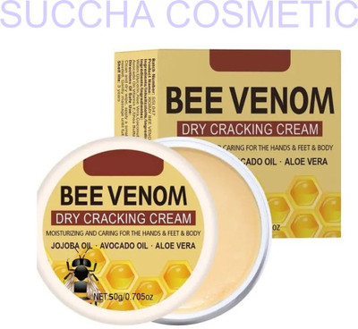 SUCCHA COSMETICS Bee Venom Dry Cracking Cream for Skin Hydration Boost(50 g)