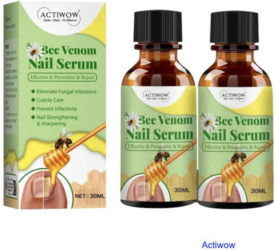 ACTIWOW Bee Venom Nail Serum Shine Lock for Natural Glow A001(20 ml)