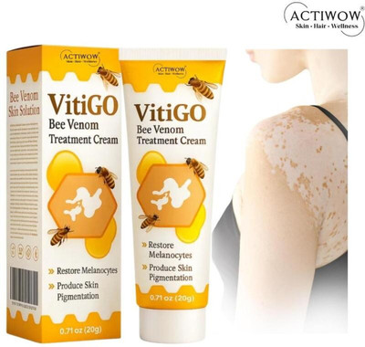 ACTIWOW Vitigo Bee Venom Cream for Smooth Elbows & Knees(100 g)