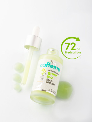 mCaffeine Hydrating Green Tea Face Serum for Glowing Skin with Hyaluronic Acid(40 ml)