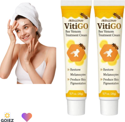 GOIEZ Bee Venom Skin Therapy Cream For Vitiligo Face Spots – Pack Of 2(100 ml)