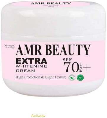 ACTIWOW AMR BEAUTY Extra Whitening Cream for Smooth, Bright Complexion(50 g)