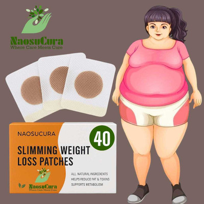 Naosucura Fast Action Patch Solution For Inch Loss & Detox | 40 Herbal Pcs Plaster & Patch(40 x 1 Patches)