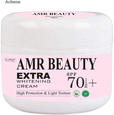 ACTIWOW AMR BEAUTY Extra Whitening Cream with Bright Fresh Complexion(50 g)