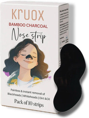 Kruox Skincare Charcoal Nose Strips (Women) - Blackhead Remover(10 g)