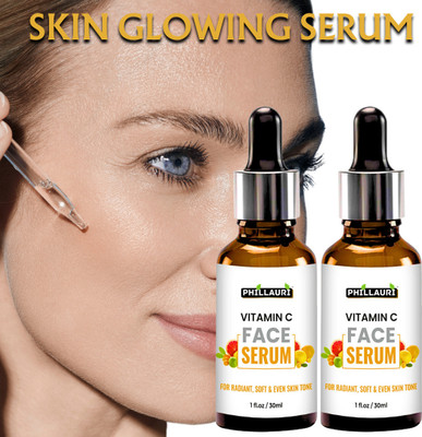 Phillauri Vitamin C Face Serum - Dermatologically Tested, With Hyaluronic Acid | Suitable For All Skin Types(60 ml)