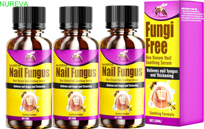 nureva Fungi Free Complete Nail Revival & Restoration Kit of 3(90 ml)