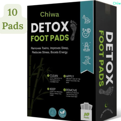 CHIWA New Heal Sutra Detox Foot Pads Toxin-Relief That Are Perfect for Your Night Routine(100 g)