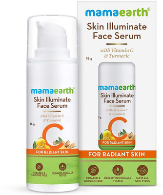 Mamaearth Illuminate Face Serum for Radiant Skin with Vitamin C & Turmeric(15 ml)