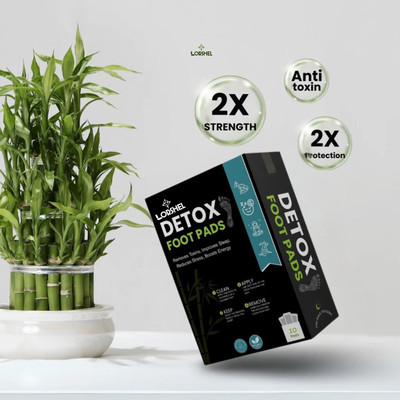 LORSHEL Heal sutra detox foot pads help release harmful chemicals naturally(10 g)