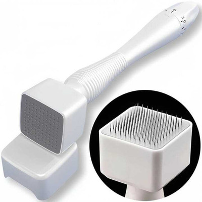Vadalo | Derma Stamp Adjustable 0~3mm 100 Microneedles - for Hair, Beard growth, Skin care | Pack of 1 |(30 g)