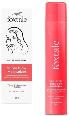Foxtale In The Limelight Vitamin C Super Glow Moisturiser with Niacinamide & Peptides(50 ml)