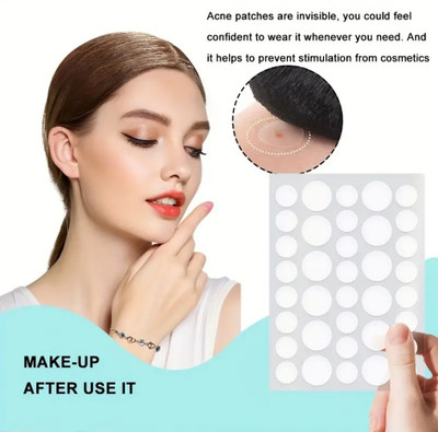 WOONGMI Acne Pimple Patch for face men women waterproof invisible Patch(10 g)