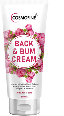 cosmofine Bum Cream for Firming & Plumping, Improves Shape & Size, Enhances Skin Elasticity(100 ml)
