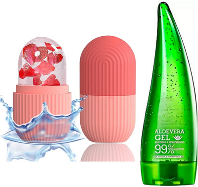 ghorela g 1 Ice Roller for Face +1 Aloe Vera Gel Face Wash – Pack of 2(2 g)