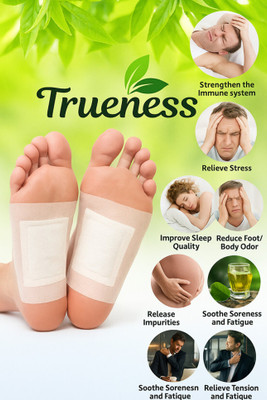Trueness Detox Foot Pads for Toxin Removal Natural Foot Patch for Daily Wellness(10 g)