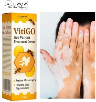 ACTIWOW Vitigo Bee Venom Cream for Dermatology-Tested care cream(100 g)