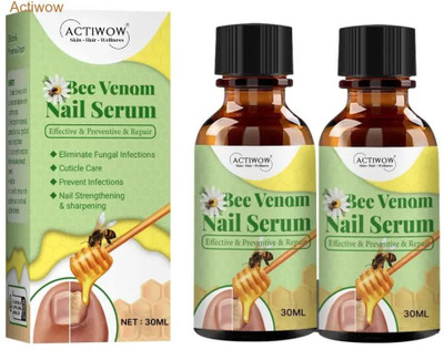 ACTIWOW Bee Venom Nail Serum Natural Extracts for Smooth Nail Surface A001(20 ml)
