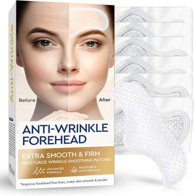 HUZURLU Forehead Frown Wrinkles Pads T-Zone Patches(120 g)