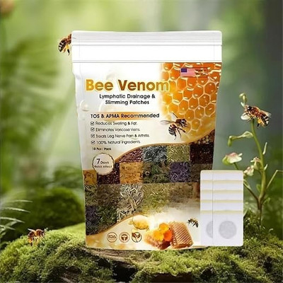 CHIWA Bee Venom Foot Patches Cleansing Detox Pads Patch Kit Renew Kit(200 g)