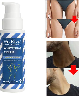 Dr.Rivo PROFESSIONAL Skin Whitening Cream For Dark Neck, Ankles,Underarm Whitening(50 ml)