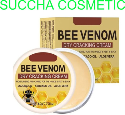 SUCCHA COSMETICS Bee Venom Dry Cracking Cream for Skin Healing and Protection(50 g)