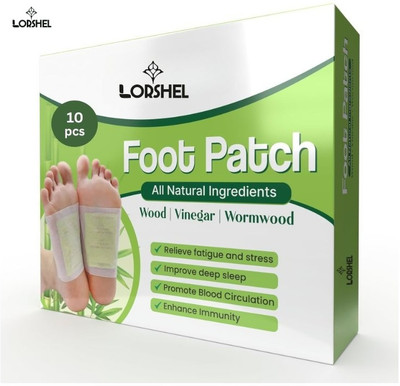 LORSHEL Cleansing Toxin Remover Foot Pads with Deep Clean Ingredients(100 g)