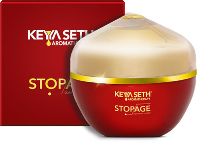 KEYA SETH AROMATHERAPY Stopage Age Reversal Treatment-Control Wrinkles, Hyperpigmentation, Rejuvenating, Night Cream for Glowing & Youthful Looking Complexing, with Pure Essential Oil & Extract of Amla & Green Tea.(50 g)