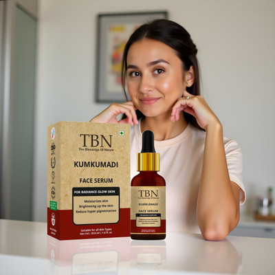 TBN Kumkumadi Face Serum for Even Face and Glow Therapy(30 ml)