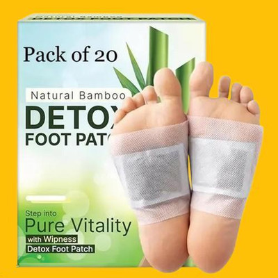 BEUTISKY Detox Foot Patch | Removes Toxins, Eases Pain & Boosts Relaxation 20 Pack(100 g)