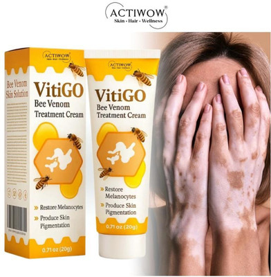 ACTIWOW Vitigo Bee Venom Cream for Instant Skin Lift(100 g)