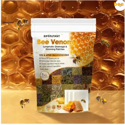BIFRRUTANT Bee Venom Foot Patches __ Natural Foot Care for Detox, Relaxation & Deep Sleep Support(100 g)