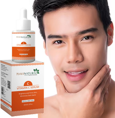 7days natural Vitamin C Face Serum-Brightens & Reduces Dark Spots | Acne |pigmentation(30 ml)