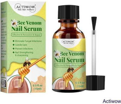 ACTIWOW Bee Venom Nail Serum Vegan Friendly(20 ml)