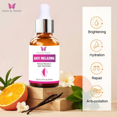 Fresh & Young Pigmentation Blemish Melasma Removal Face Lightening & Brightening Serum(30 ml)