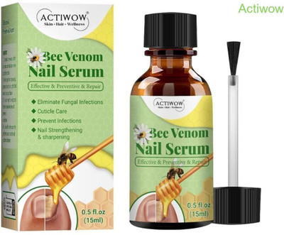 ACTIWOW Bee Venom Nail Serum Velvet Glow Drops(20 ml)