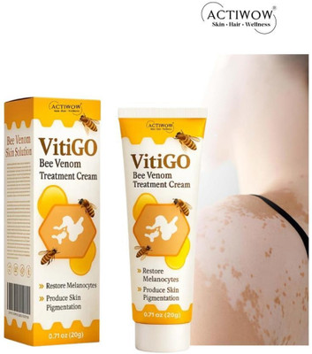 ACTIWOW Vitigo Bee Venom Cream for Skin Texture Refinement Cream(100 g)
