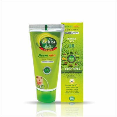 Zohra Neem Khira Skin Cream For Pimple Expert ( Pack Of 3)(150 g)