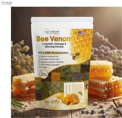 ACTIWOW Bee Venom Foot Patches Start a Healthier Journey With One Patch SKT(100 g)