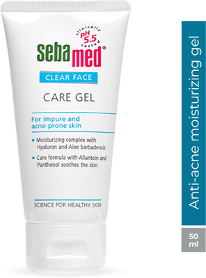 Sebamed Clear Face Care Gel | pH 5.5 | Hyaluronic acid & Aloe Vera|(50 ml)