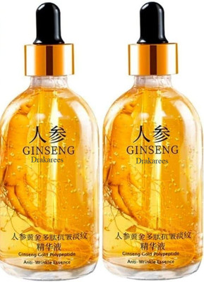 Drakarees Ginseng Polypeptide Anti-Ageing Essence,Face Moisturizer Reduce Fine Lines(100 ml)