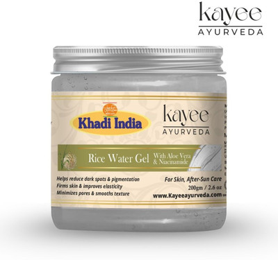 Kayee Ayurveda Khadi Rice Water Gel for Skin Tightening & Hair Repair(200 g)