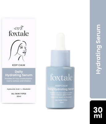 Foxtale Hydrating Serum With Hyaluronic Acid & Hydration Boosters for 24-hour Moisturization(30 ml)