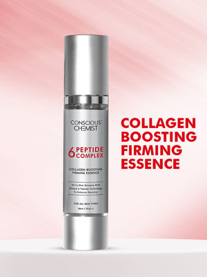 Conscious Chemist 6 Peptide Face Serum | Collagen Boost, Firming | Niacinamide & Hyaluronic acid(50 ml)