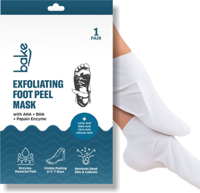 Bake Foot Peel & Exfoliating Mask for Soft, Smooth Feet – Removes Dry Skin & Calluses(40 g)