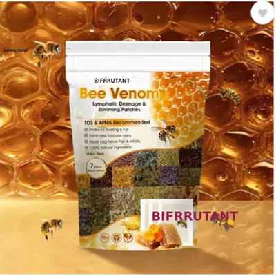 BIFRRUTANT Foot Patches Detox Bee Venom Soothing Night Pads(100 g)