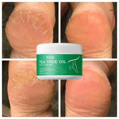 TZEP Tea Tree Oil Foot Cream | Peppermint Cooling Effect - Aloe Vera & Vitamin E F...(50 g)