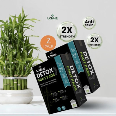 LORSHEL Heal sutra detox foot pads help reduce fluid buildup naturally(20 g)