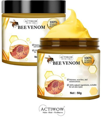 ACTIWOW Bee Venom Face Cream With Healing Aloe & Peptides(100 g)