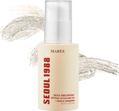 Maree SEOUL 1988 Retinal + Ginseng Korean Serum | Fine Line Reduction & Brightening(30 ml)